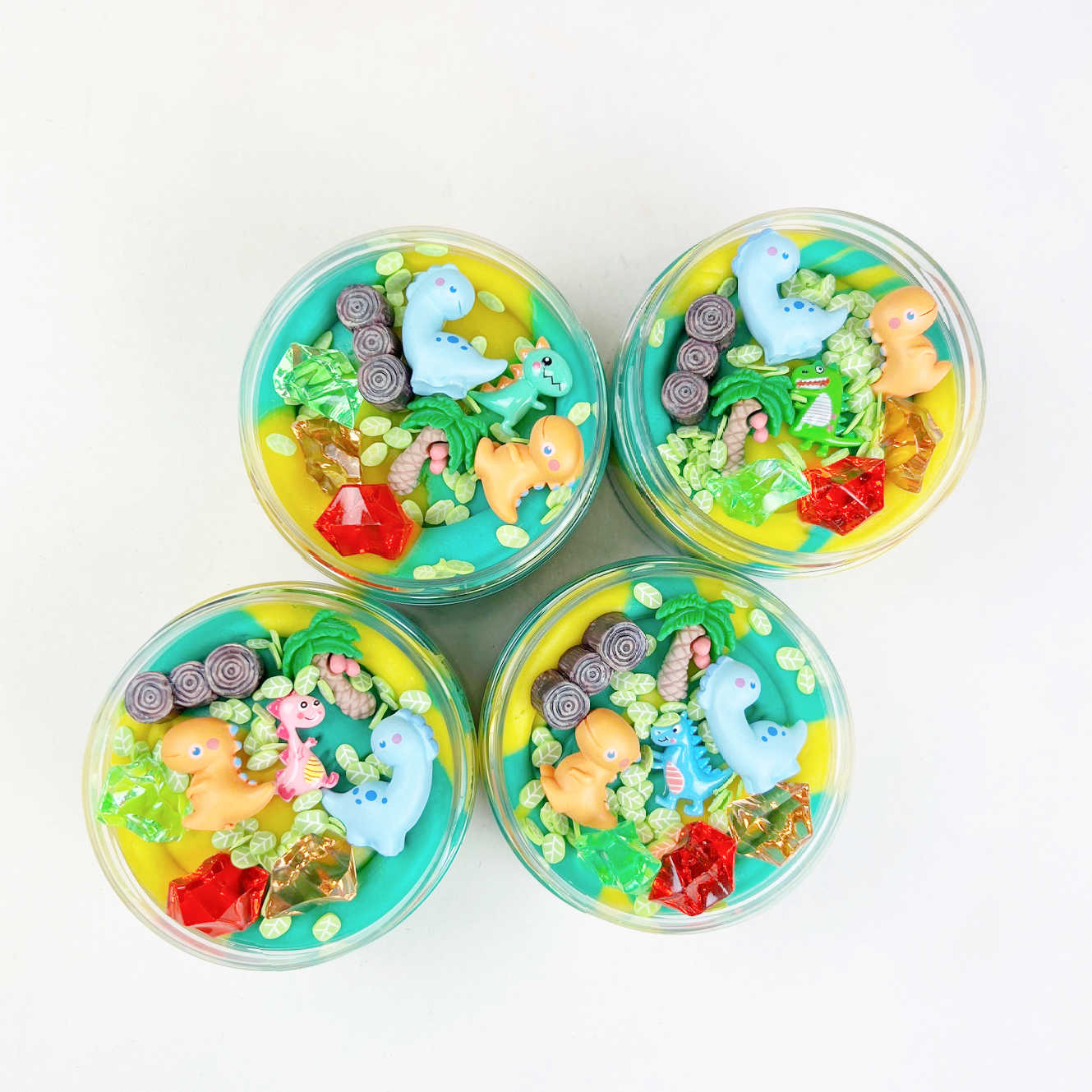 Knete | Dinosaurier-Überraschungsglas