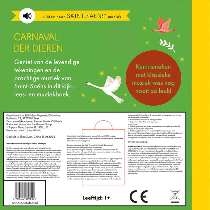 Het verhalen orkest | Carnaval der dieren (kartonboekje)