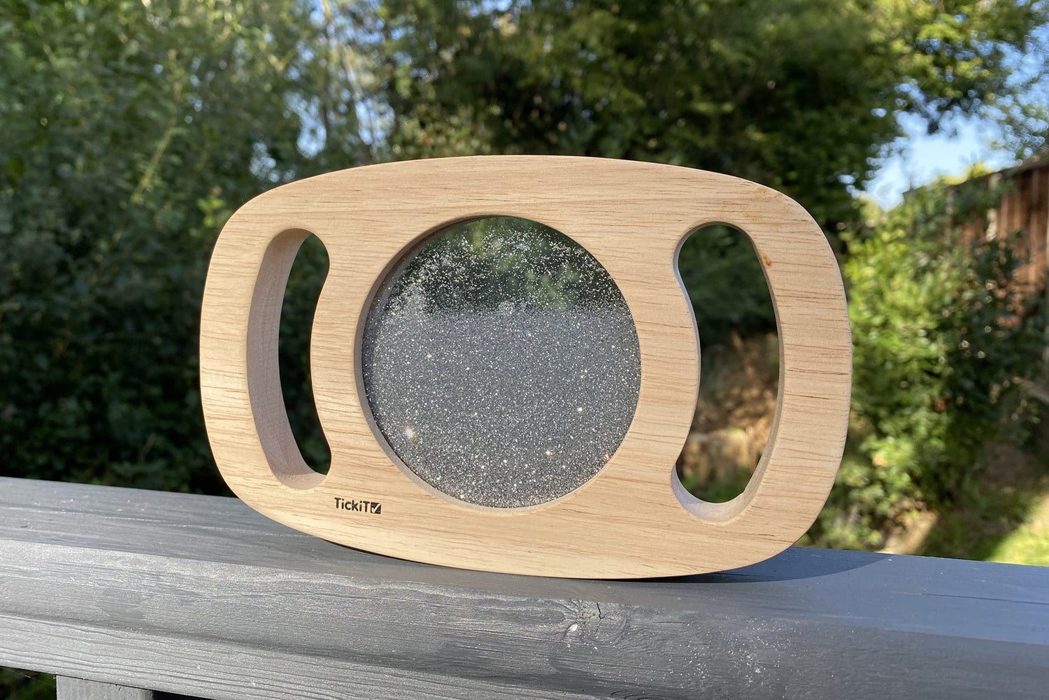 Tickit glitter paneel zilver