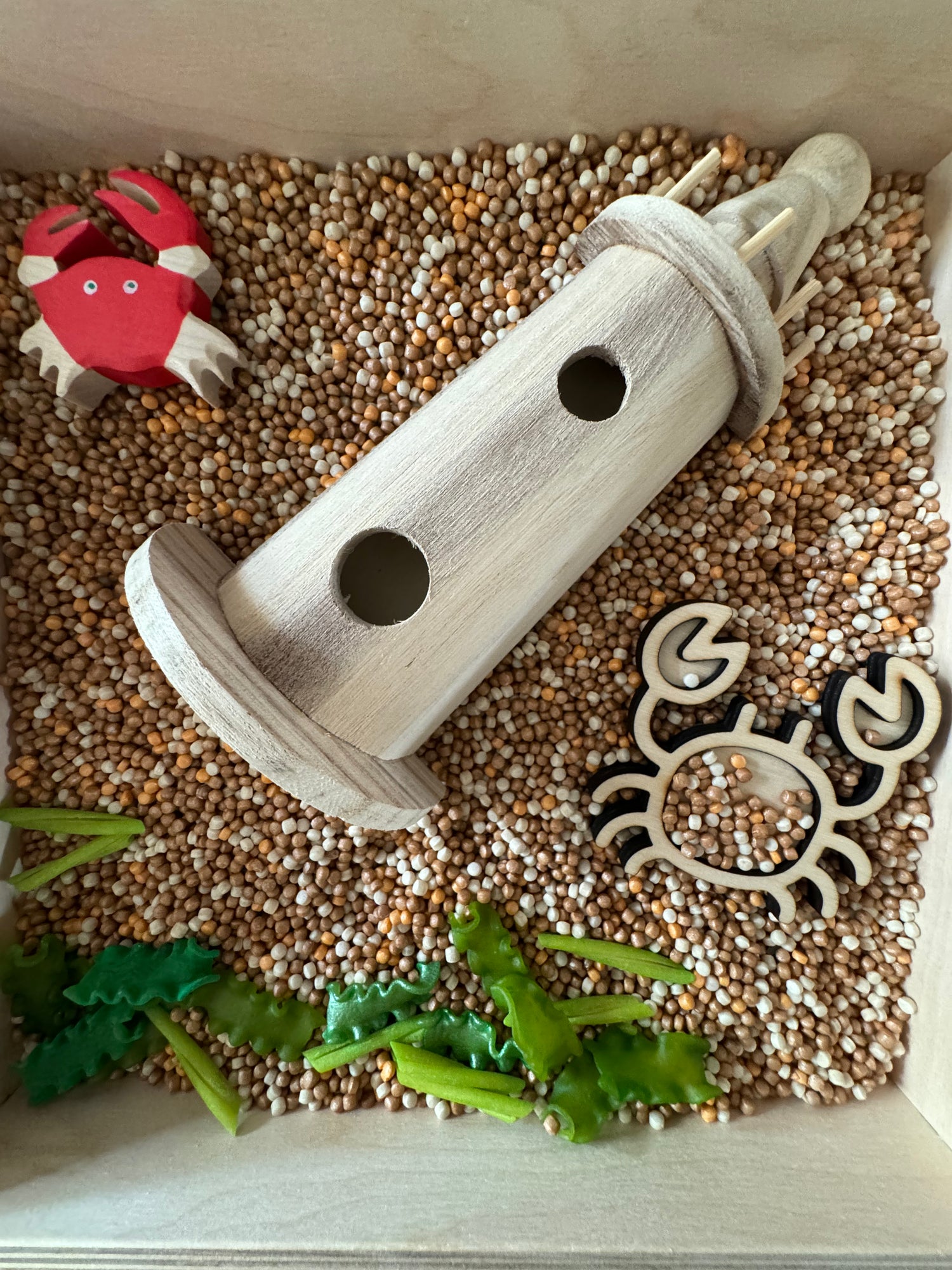 Kliederspel Sensory Beach Themenbox