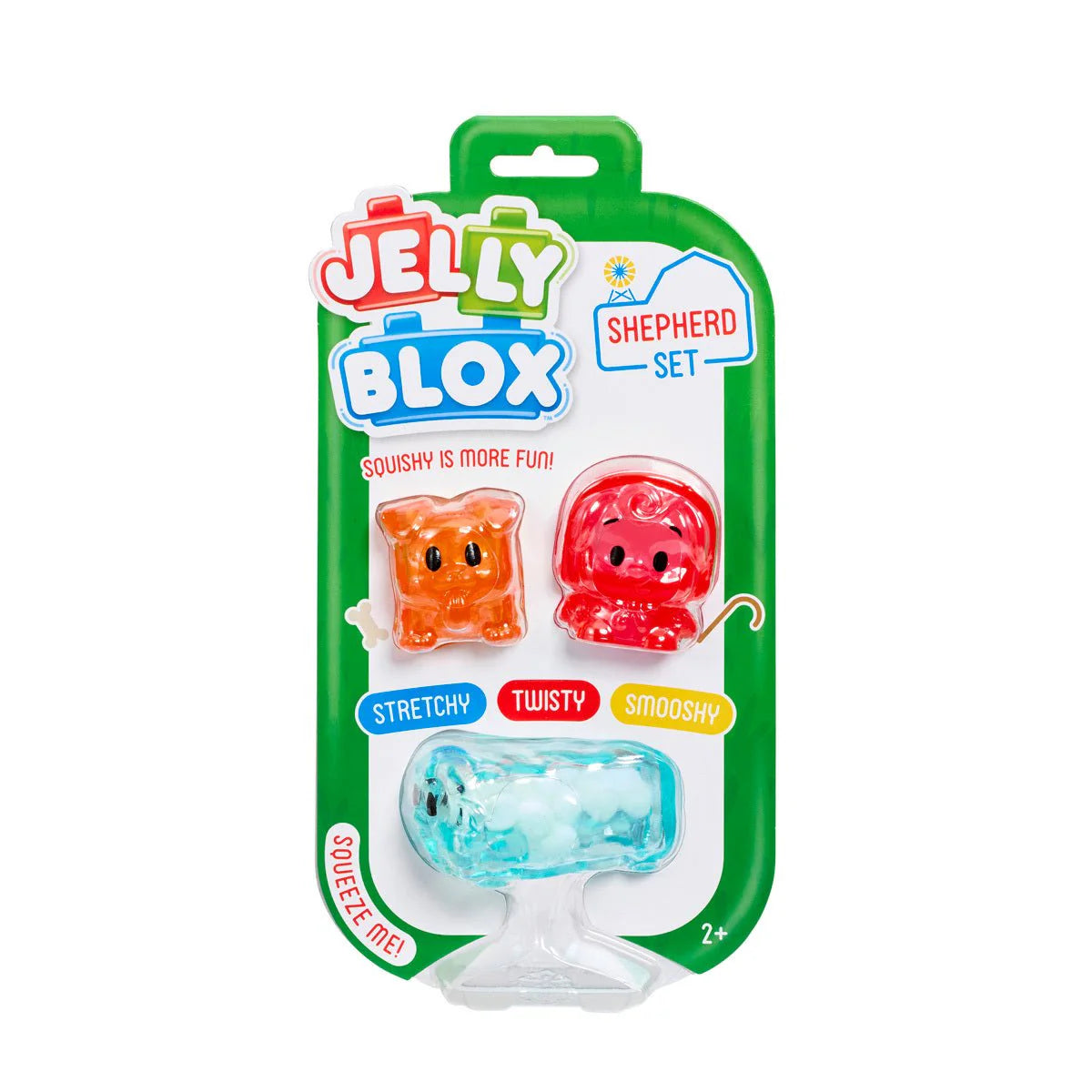 Jelly Blox - Sensorische blokken Farm Friends Assorti 3st - Goliath