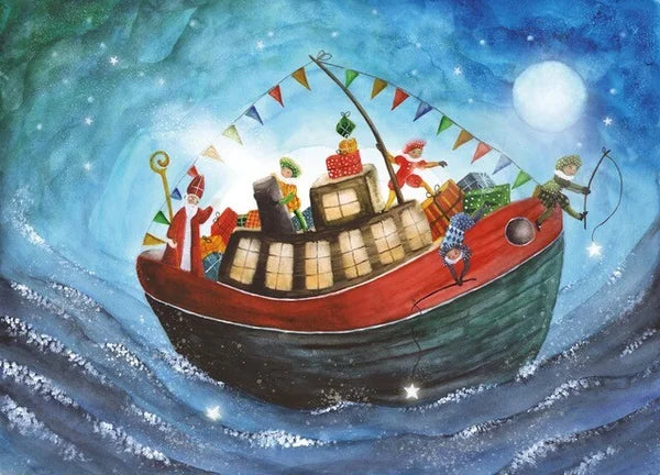 Bootsgeschenk | Klugscheißer-Postkarte