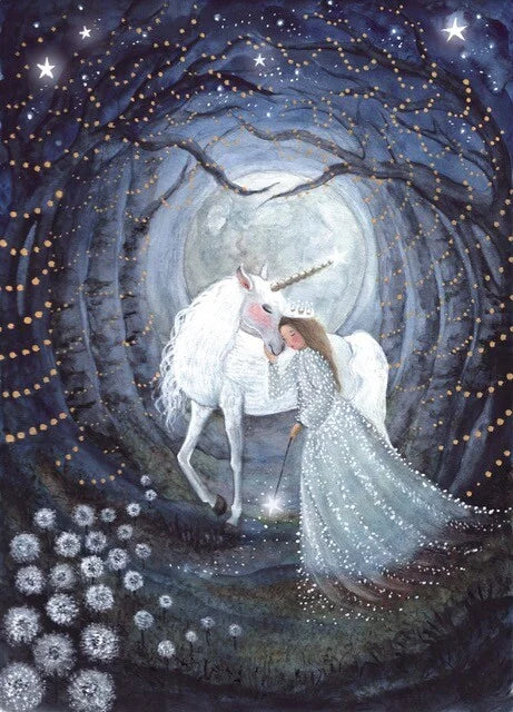 Sternenstaub-Einhorn | Klugscheißer-Postkarte