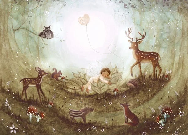 Babytraum | Klugscheißer-Postkarte