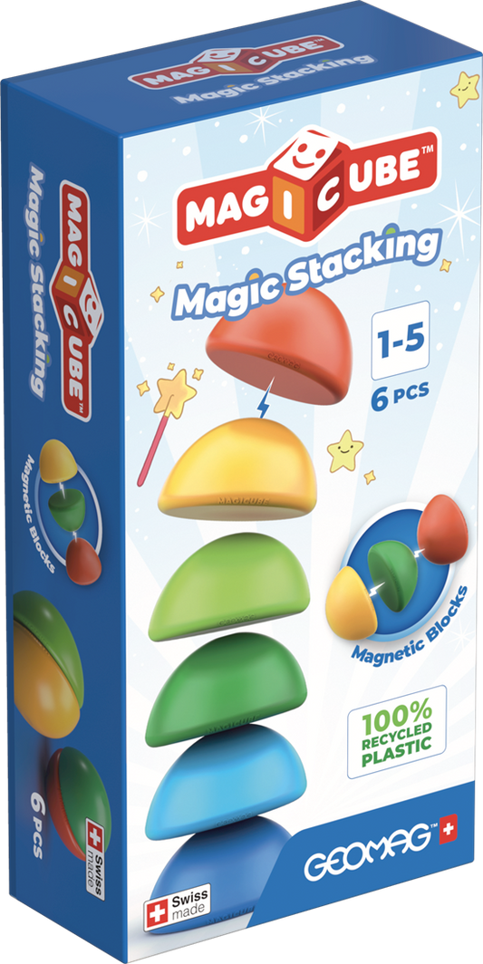Geomag Magicube Blocks Recycled Stacking 6 stuks