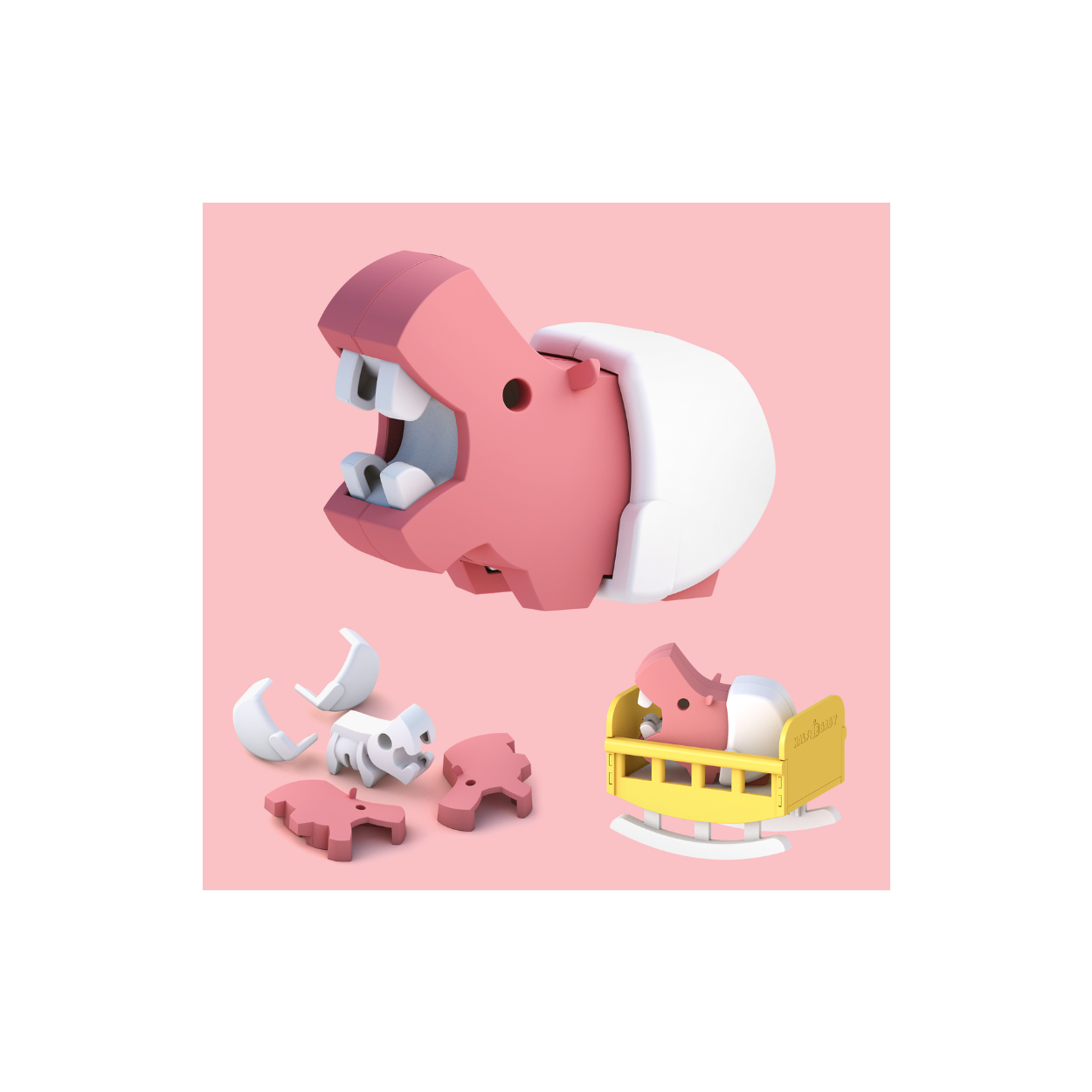 Halftoys – Baby Savannah – Nilpferd