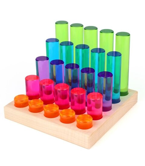 Bauspiel - Lucent - Bouwtrap in Houder (26-delig)