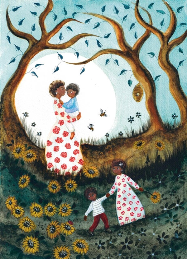 Sonnenblumen | Klugscheißer-Postkarte