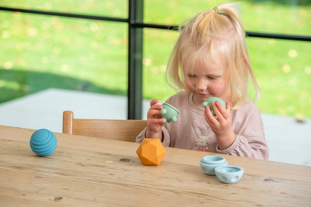 Tickit Silisoft Sensorische Ballen (Neutrale Kleuren)