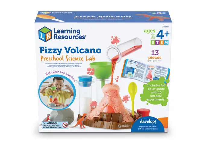 Sprudelndes Vulkan-Set mit Dinos