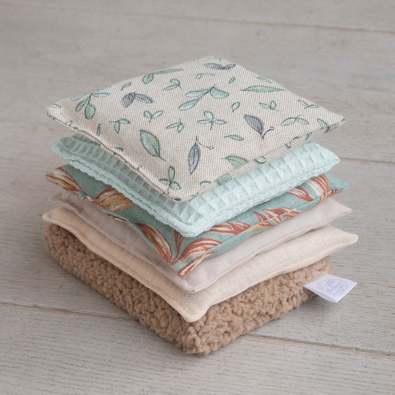 Sensorische pittenzakjes - Dusty Green