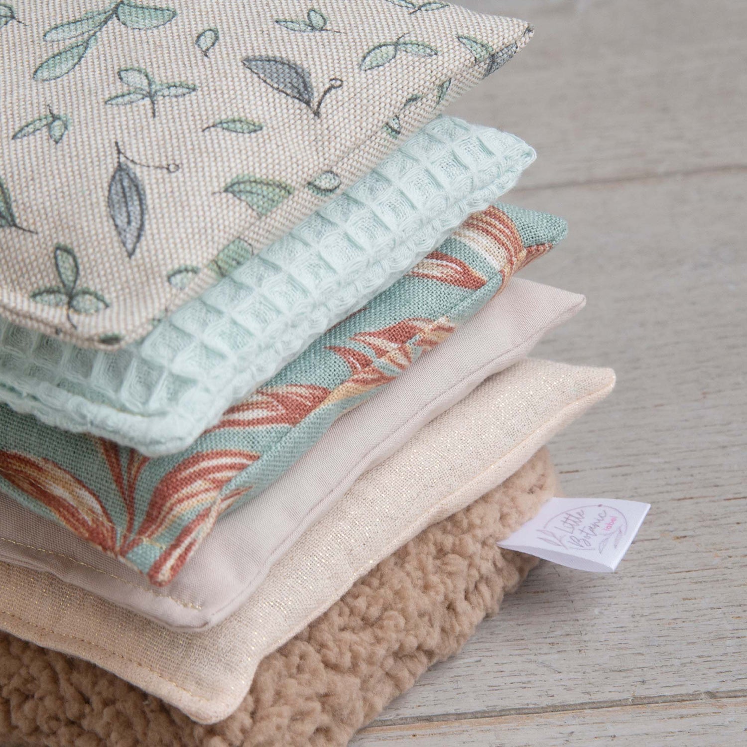 Sensorische pittenzakjes - Dusty Green