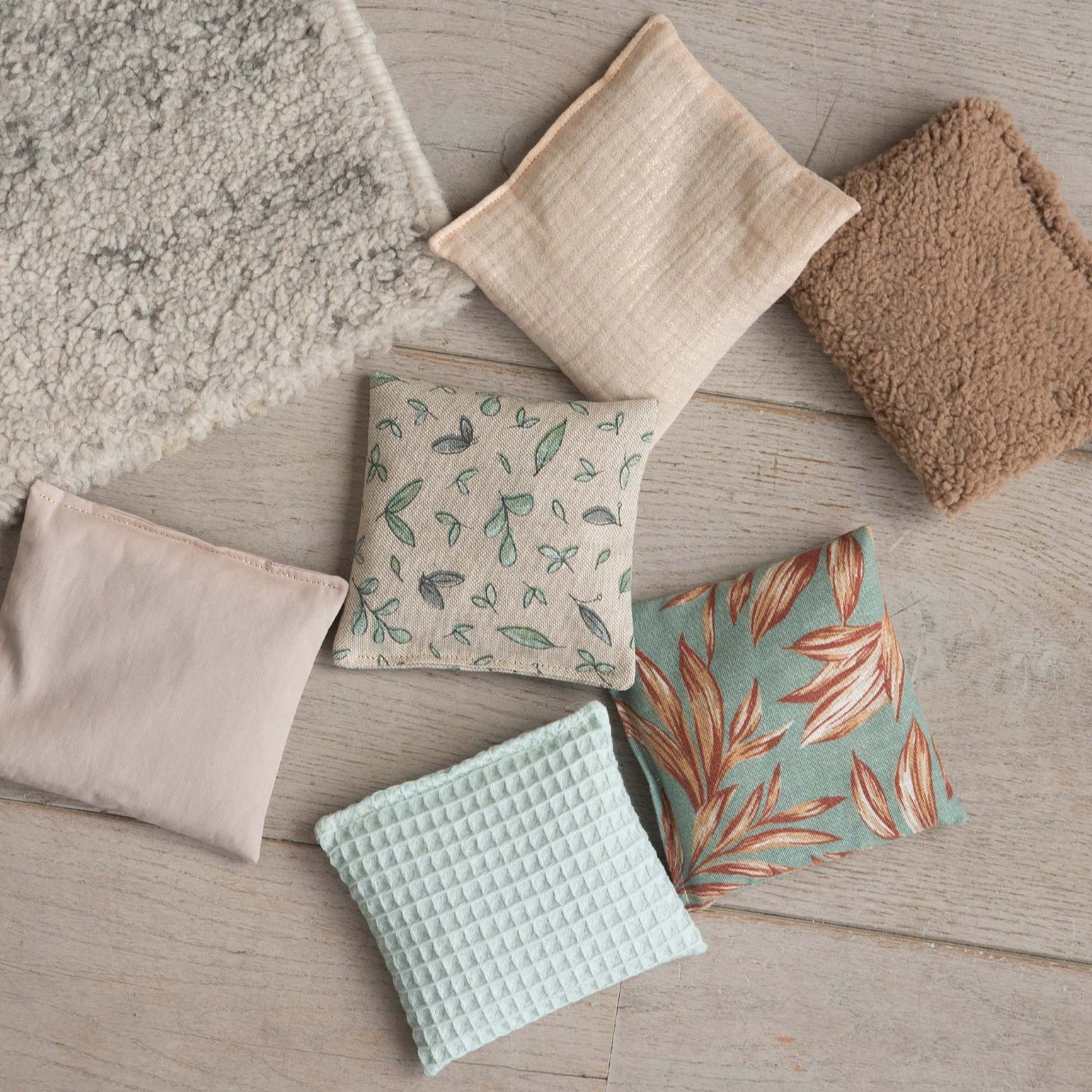 Sensorische pittenzakjes - Dusty Green