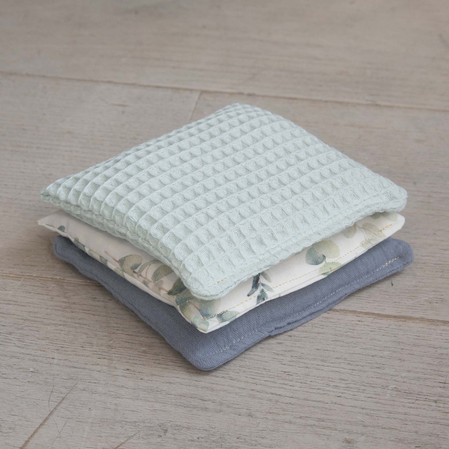 Sensorische pittenzakjes mini - Jeans 3 stuks