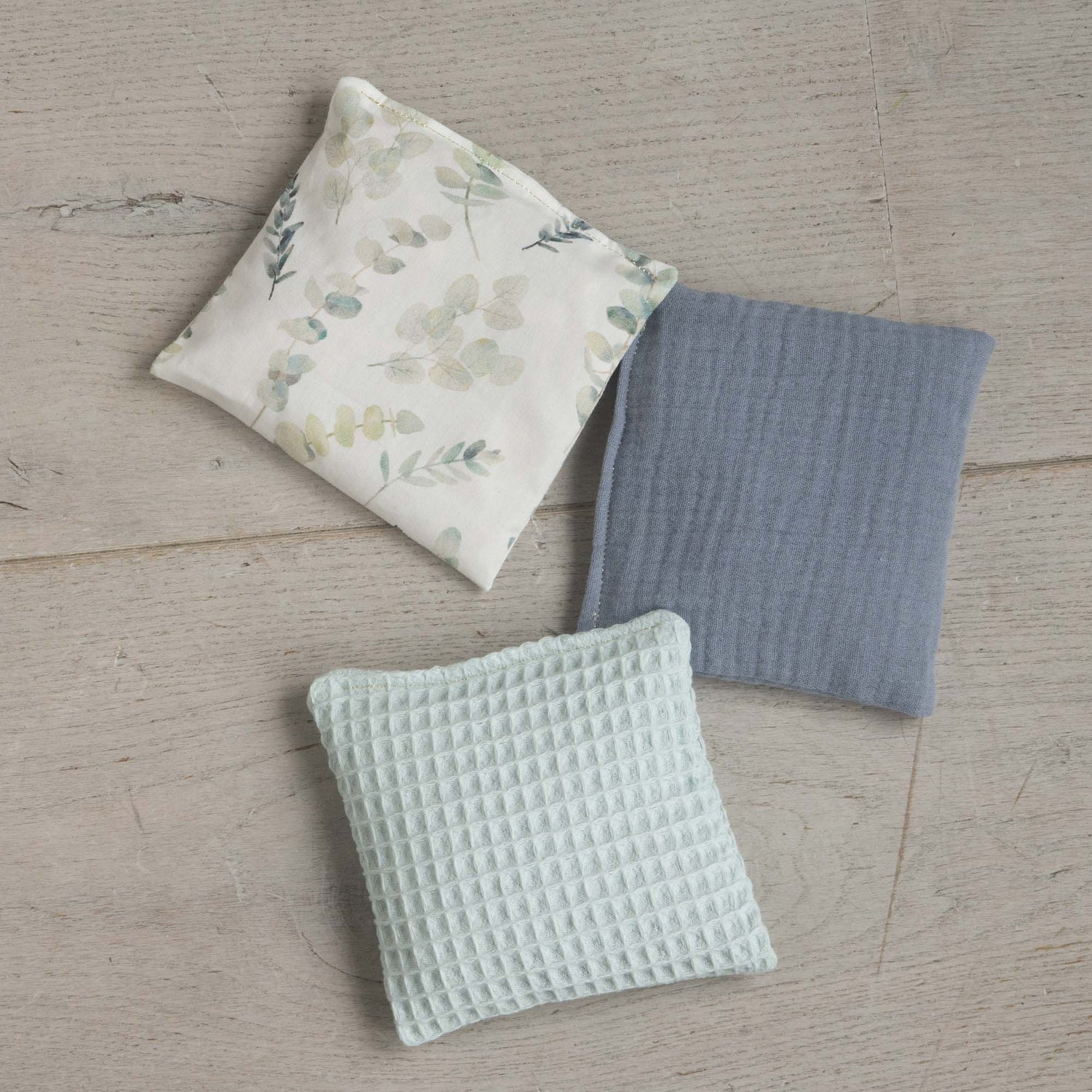 Sensorische pittenzakjes mini - Jeans 3 stuks