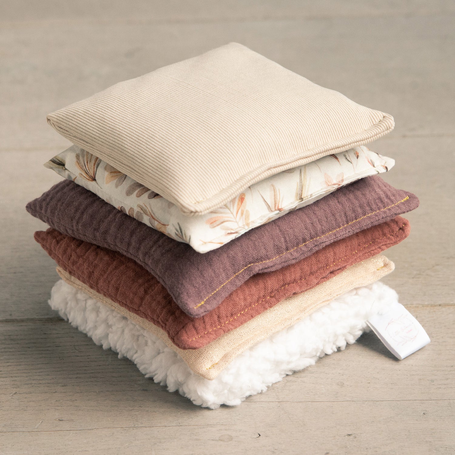 Sensorische pittenzakjes - Nature - 6 stuks