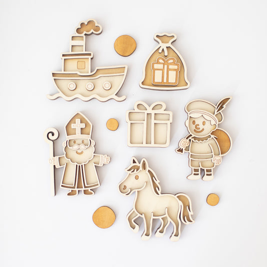 Speeltray miniset - Sint & Piet