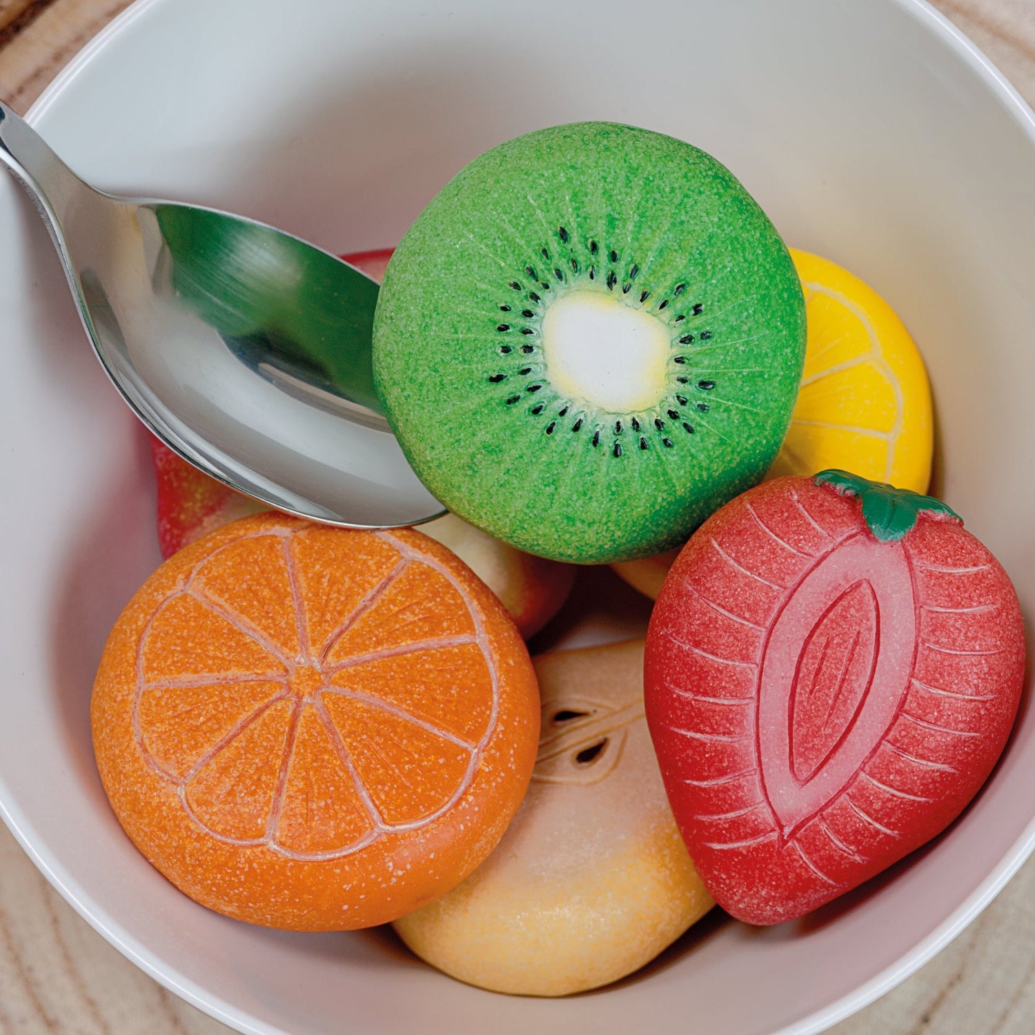 Sensorische Spielsteine ​​- Obst