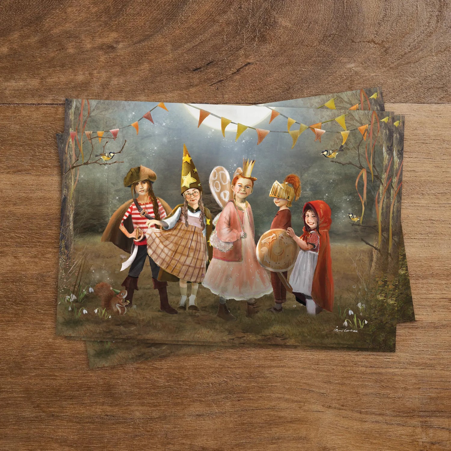 Karneval | Iris Esther - Postkarte 