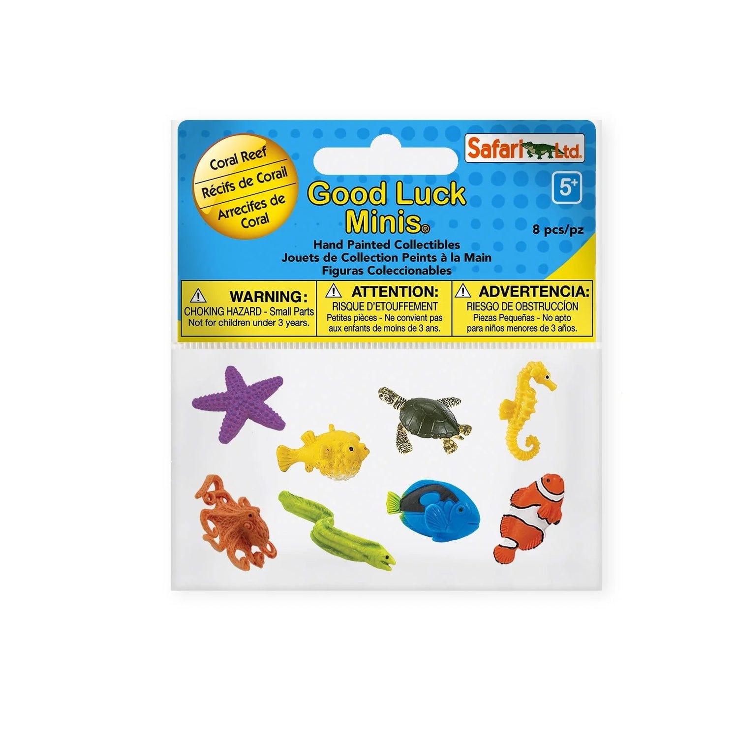 Coral Reef Fun Pack – 8 mini zeedieren