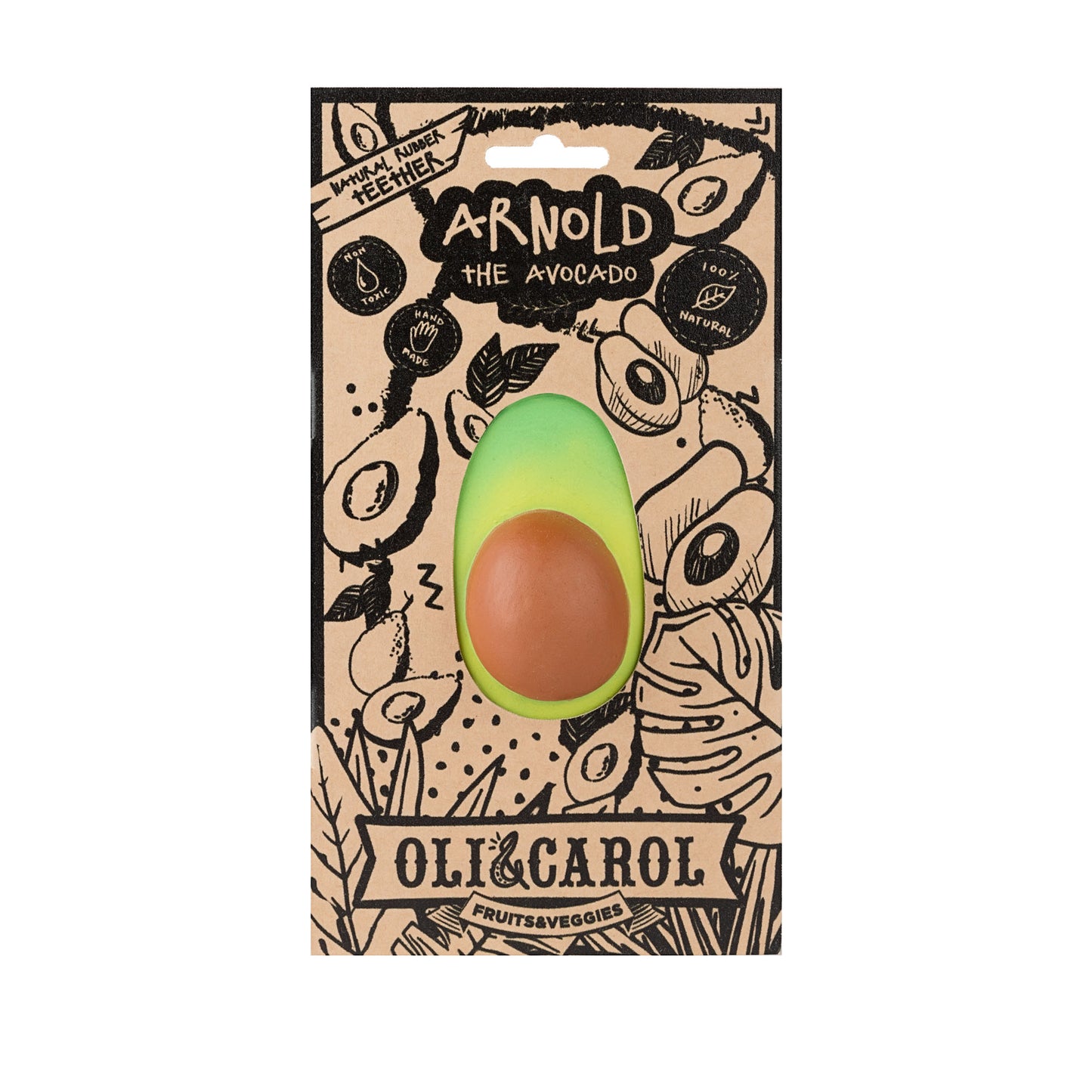 Arnold die Avocado | Bade- und Beißspielzeug - Oli &amp; Carol