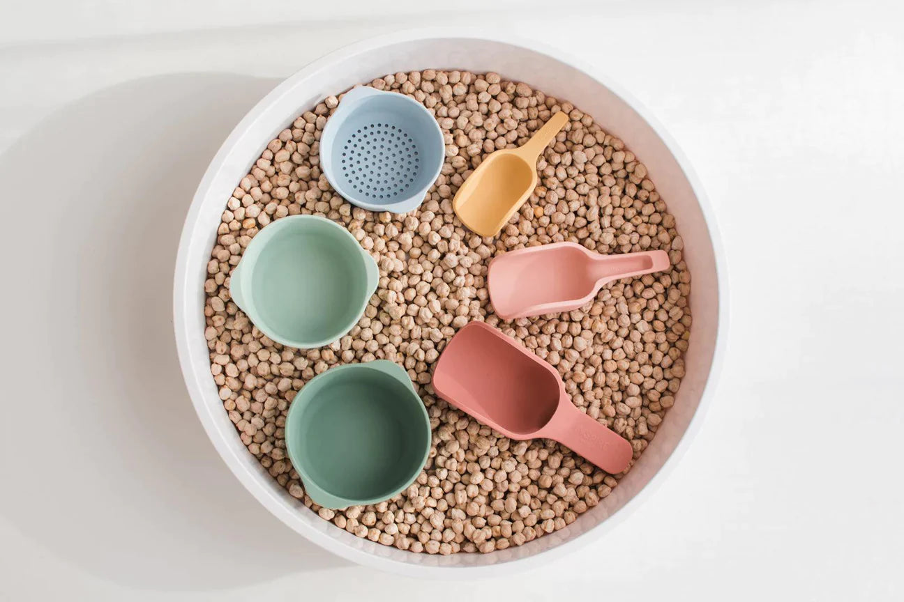 Inspire My Play - Silikonschüsseln (gelb/rot) 