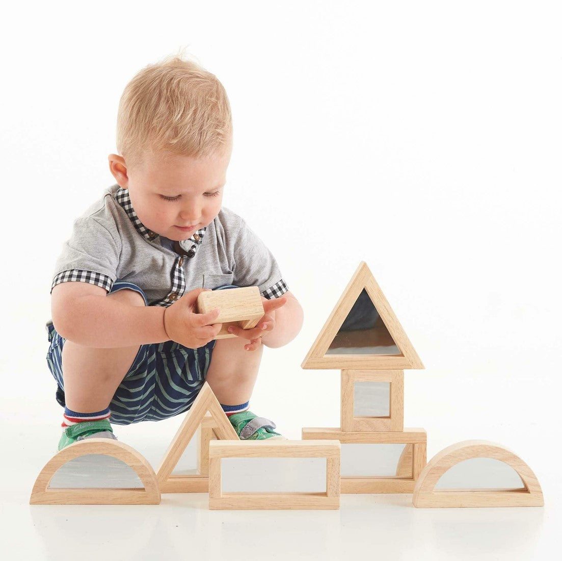 tickit® Grote Spiegelblokken – Kijk, Bouw & Verwonder! 8 stuks