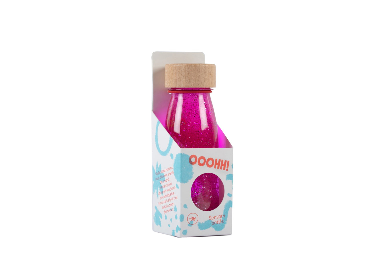 Sensorische Flasche – Rosa